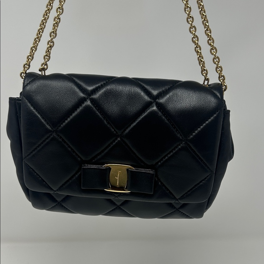 Salvatore Ferragamo
Miss Vara Soft Quilted Bow Mini Bag